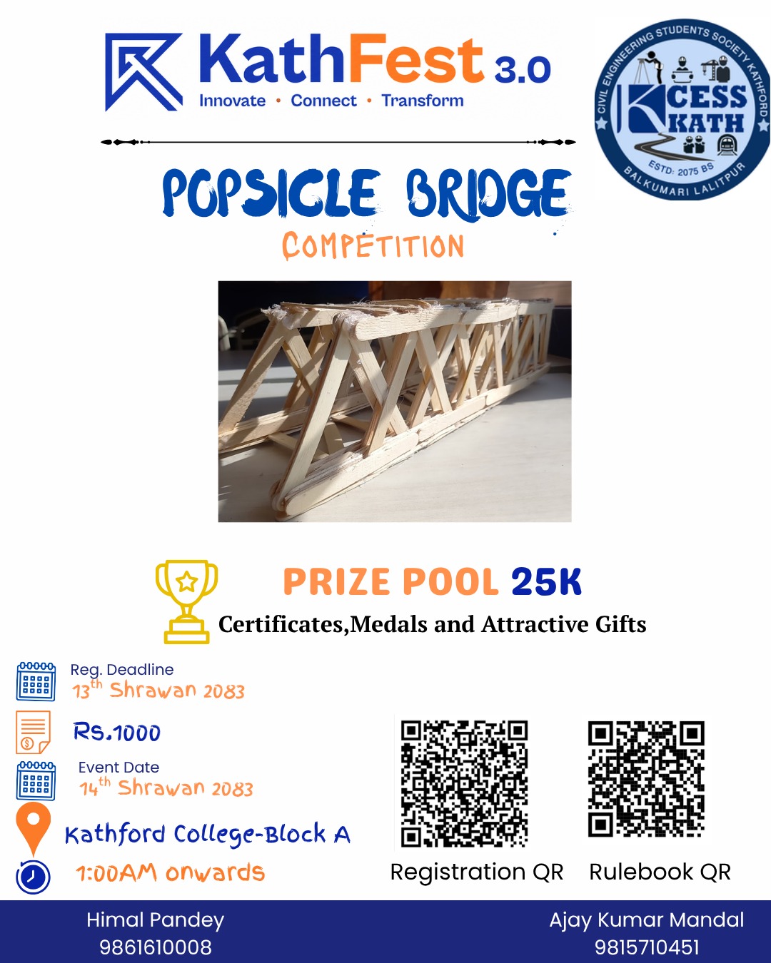 Popsicle Bridge Competition